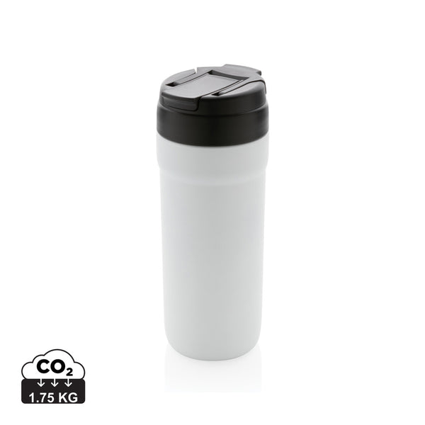 Carica l&#39;immagine nel visualizzatore di Gallery, tazze termiche e bicchieri con tappo da personalizzare in acciaio inossidabile riciclato, acciaio inossidabile riciclato colore bianco_bianco 121715030 DET09
