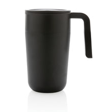 Carica l&#39;immagine nel visualizzatore di Gallery, tazze termiche e bicchieri con tappo personalizzate in polipropilene riciclato, acciaio inossidabile colore nero_nero 121715040 DET03
