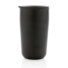 Carica l&#39;immagine nel visualizzatore di Gallery, tazze termiche e bicchieri con tappo personalizzate in polipropilene riciclato, acciaio inossidabile colore nero_nero 121715040 DET05
