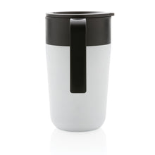 Carica l&#39;immagine nel visualizzatore di Gallery, tazze termiche e bicchieri con tappo da personalizzare in polipropilene riciclato, acciaio inossidabile colore bianco_bianco 121715040 DET04
