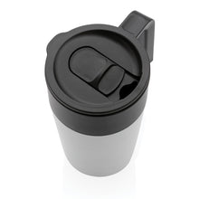 Carica l&#39;immagine nel visualizzatore di Gallery, tazze termiche e bicchieri con tappo da personalizzare in polipropilene riciclato, acciaio inossidabile colore bianco_bianco 121715040 DET06
