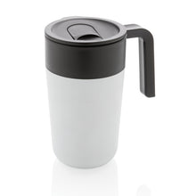 Carica l&#39;immagine nel visualizzatore di Gallery, tazze termiche e bicchieri con tappo da personalizzare in polipropilene riciclato, acciaio inossidabile colore bianco_bianco 121715040 DET08
