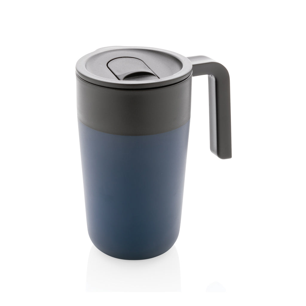 tazze termiche e bicchieri con tappo personalizzate in polipropilene riciclato, acciaio inossidabile colore blu-navy_blu 121715040 VAR03