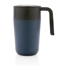 Carica l&#39;immagine nel visualizzatore di Gallery, tazze termiche e bicchieri con tappo personalizzate in polipropilene riciclato, acciaio inossidabile colore blu-navy_blu 121715040 DET03
