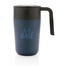 Carica l&#39;immagine nel visualizzatore di Gallery, tazze termiche e bicchieri con tappo personalizzate in polipropilene riciclato, acciaio inossidabile colore blu-navy_blu 121715040 DET09
