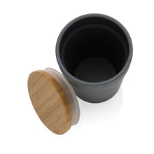 Carica l&#39;immagine nel visualizzatore di Gallery, tazze termiche e bicchieri con tappo personalizzate in polipropilene riciclato, bambù colore grigio_grigio 121715046 DET04

