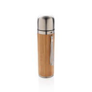 thermos pubblicitari in bambù, acciaio inossidabile colore marrone_marrone 121715049 VAR01