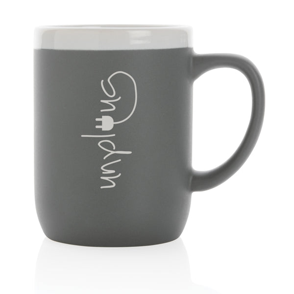 Carica l&#39;immagine nel visualizzatore di Gallery, tazze personalizzate in ceramica colore grigio_grigio 121715126 DET09
