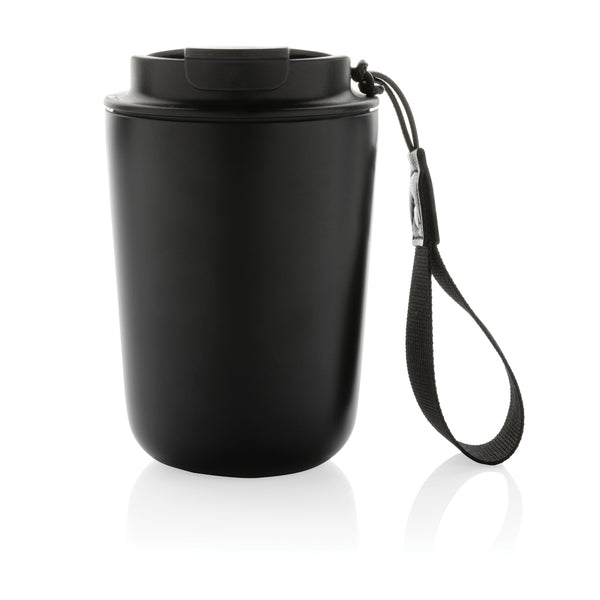 Carica l&#39;immagine nel visualizzatore di Gallery, tazze termiche e bicchieri con tappo personalizzate in acciaio inossidabile riciclato colore nero_nero 121715219 DET09
