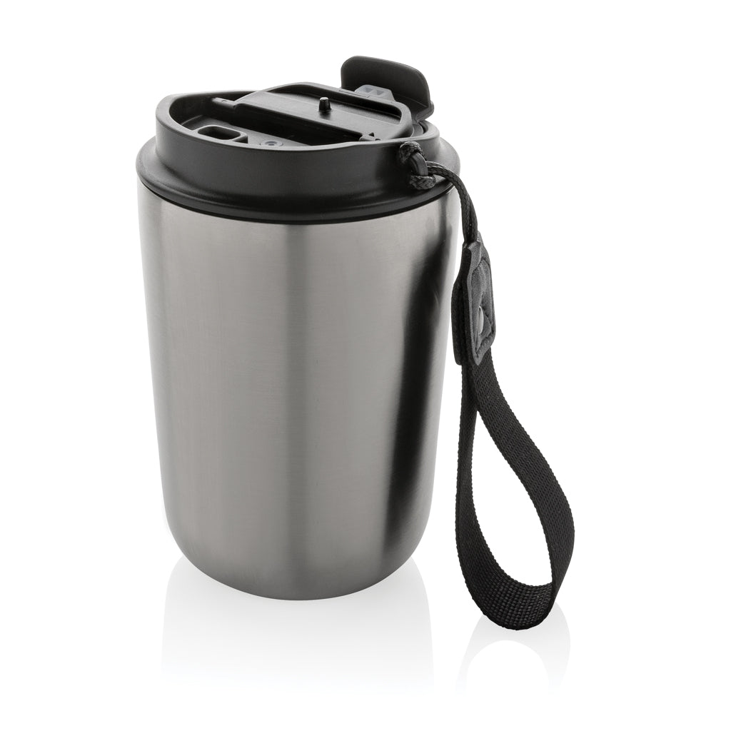 tazze termiche e bicchieri con tappo pubblicitarie in acciaio inossidabile riciclato colore argento_argento 121715219 VAR04