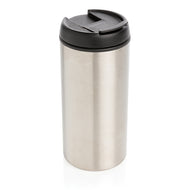 tazze termiche e bicchieri con tappo pubblicitarie in acciaio inossidabile riciclato, pp colore argento_argento 121715221 VAR04