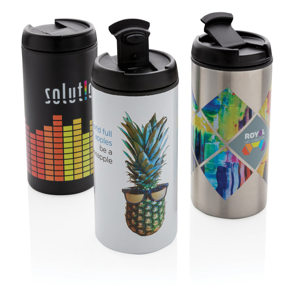 Carica l&#39;immagine nel visualizzatore di Gallery, tazze termiche e bicchieri con tappo da personalizzare in acciaio inossidabile riciclato, pp colore bianco_bianco 121715221 DET09

