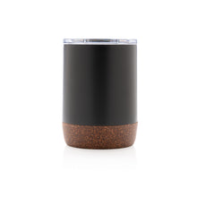 Carica l&#39;immagine nel visualizzatore di Gallery, tazze termiche e bicchieri con tappo personalizzate in acciaio inossidabile riciclato, sughero colore nero_nero 121715222 DET03
