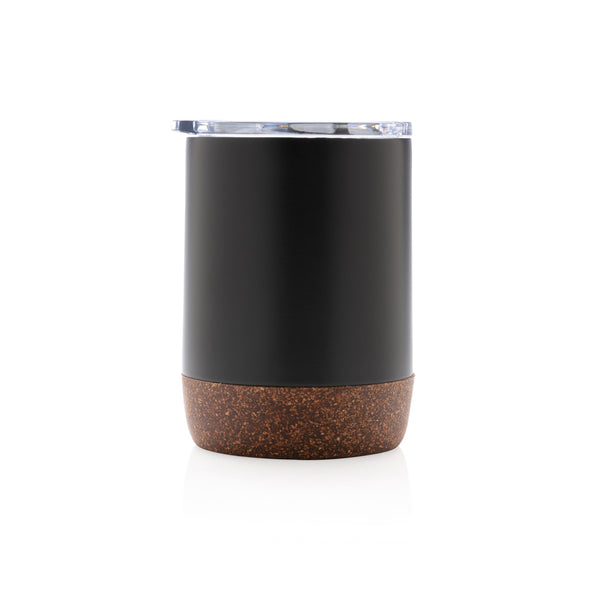 Carica l&#39;immagine nel visualizzatore di Gallery, tazze termiche e bicchieri con tappo personalizzate in acciaio inossidabile riciclato, sughero colore nero_nero 121715222 DET09
