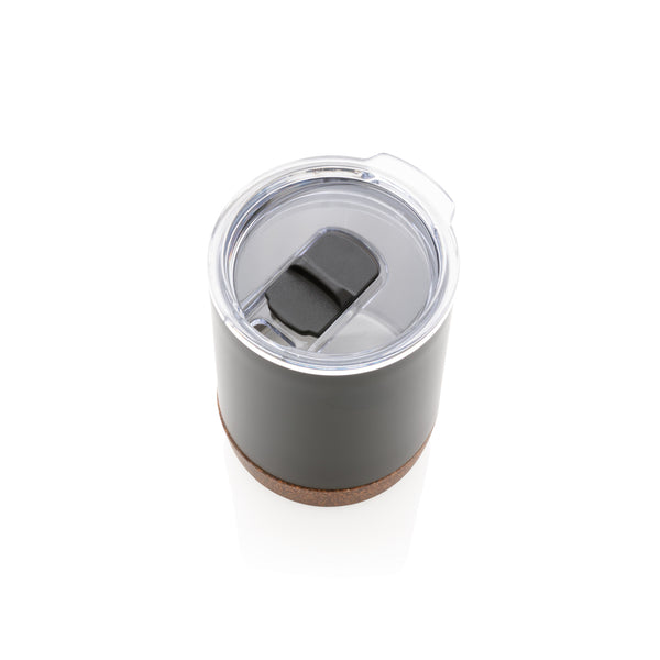 Carica l&#39;immagine nel visualizzatore di Gallery, tazze termiche e bicchieri con tappo personalizzate in acciaio inossidabile riciclato, sughero colore nero_nero 121715222 DET09
