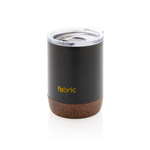 Carica l&#39;immagine nel visualizzatore di Gallery, tazze termiche e bicchieri con tappo personalizzate in acciaio inossidabile riciclato, sughero colore nero_nero 121715222 DET08
