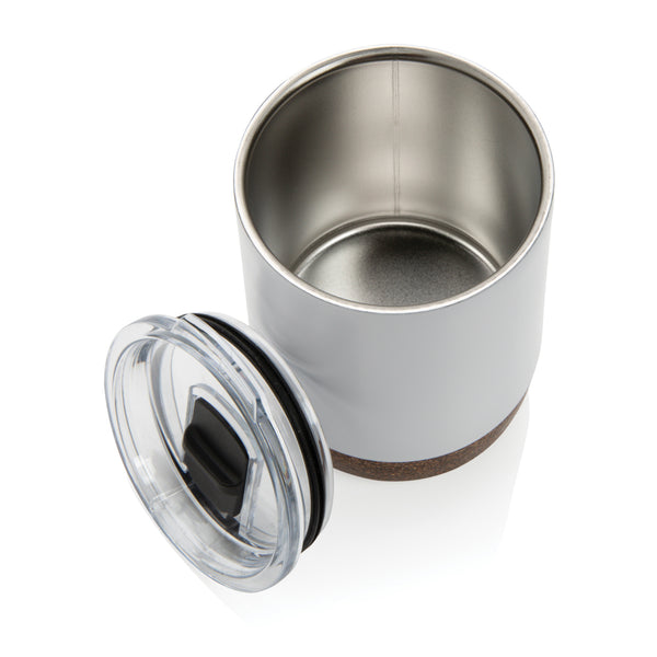 Carica l&#39;immagine nel visualizzatore di Gallery, tazze termiche e bicchieri con tappo da personalizzare in acciaio inossidabile riciclato, sughero colore bianco_bianco 121715222 DET09
