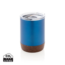 Carica l&#39;immagine nel visualizzatore di Gallery, tazze termiche e bicchieri con tappo personalizzate in acciaio inossidabile riciclato, sughero colore blu_blu 121715222 DET01

