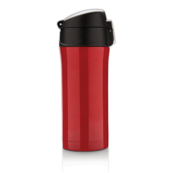 Carica l&#39;immagine nel visualizzatore di Gallery, tazze termiche e bicchieri con tappo promozionali in acciaio inossidabile riciclato colore rosso-ciliegia_rosso 121715223 DET09
