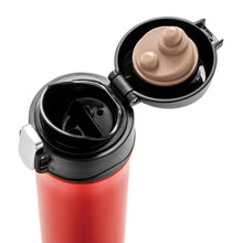 Carica l&#39;immagine nel visualizzatore di Gallery, tazze termiche e bicchieri con tappo promozionali in acciaio inossidabile riciclato colore rosso-ciliegia_rosso 121715223 DET07
