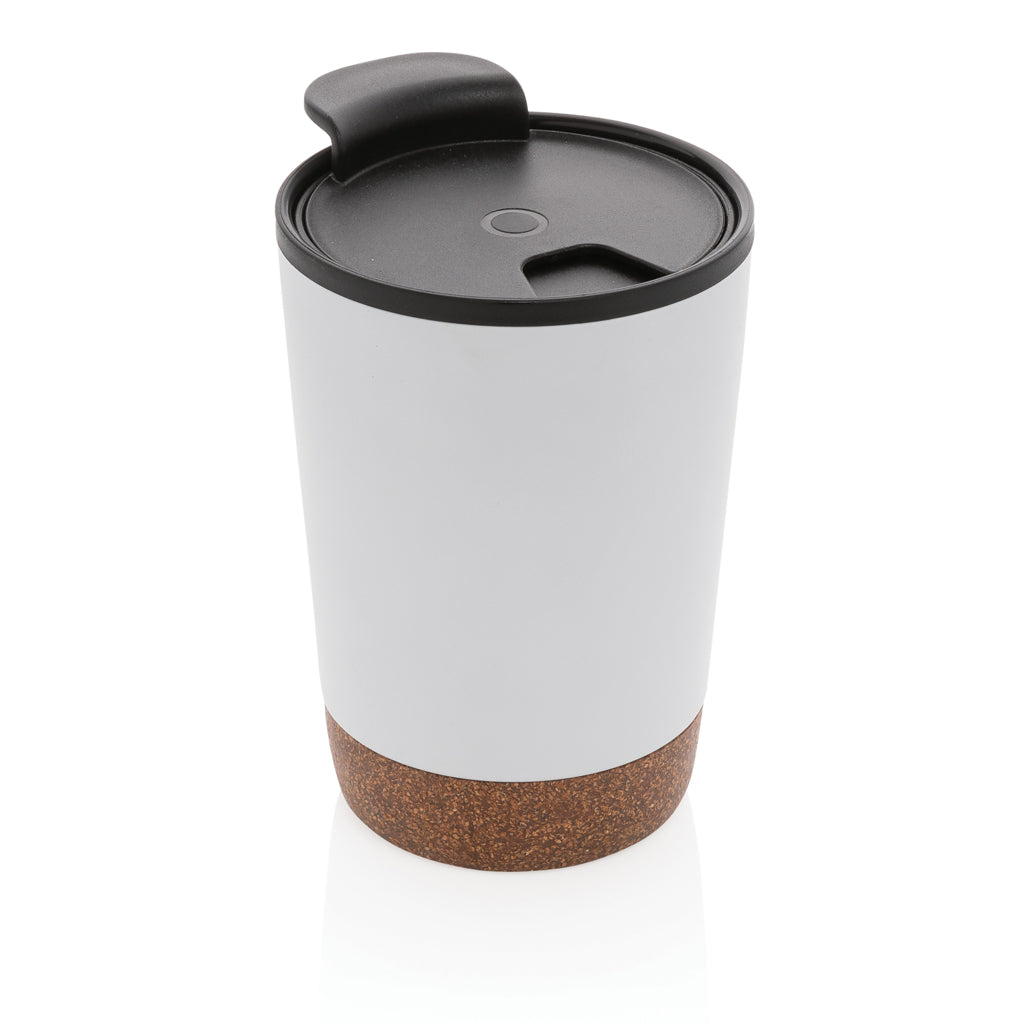 tazze termiche e bicchieri con tappo da personalizzare in acciaio inossidabile riciclato colore bianco_bianco 121715224 VAR02