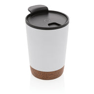 tazze termiche e bicchieri con tappo da personalizzare in acciaio inossidabile riciclato colore bianco_bianco 121715224 VAR02