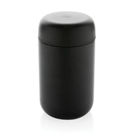 tazze termiche e bicchieri con tappo personalizzate in acciaio inossidabile riciclato, pp colore nero_nero 121715225 VAR01