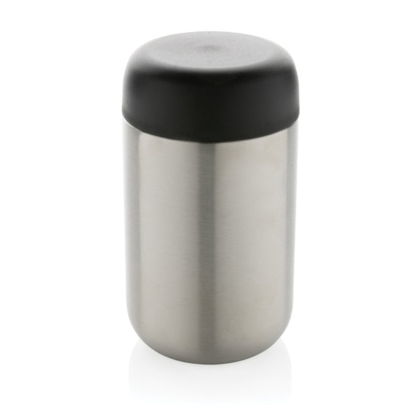 tazze termiche e bicchieri con tappo pubblicitarie in acciaio inossidabile riciclato, pp colore argento_argento 121715225 VAR04