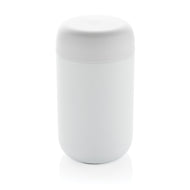 tazze termiche e bicchieri con tappo da personalizzare in acciaio inossidabile riciclato, pp colore bianco_bianco 121715225 VAR02