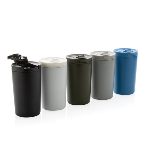 Carica l&#39;immagine nel visualizzatore di Gallery, tazze termiche e bicchieri con tappo personalizzate in acciaio inossidabile riciclato colore nero_nero 121715226 DET09
