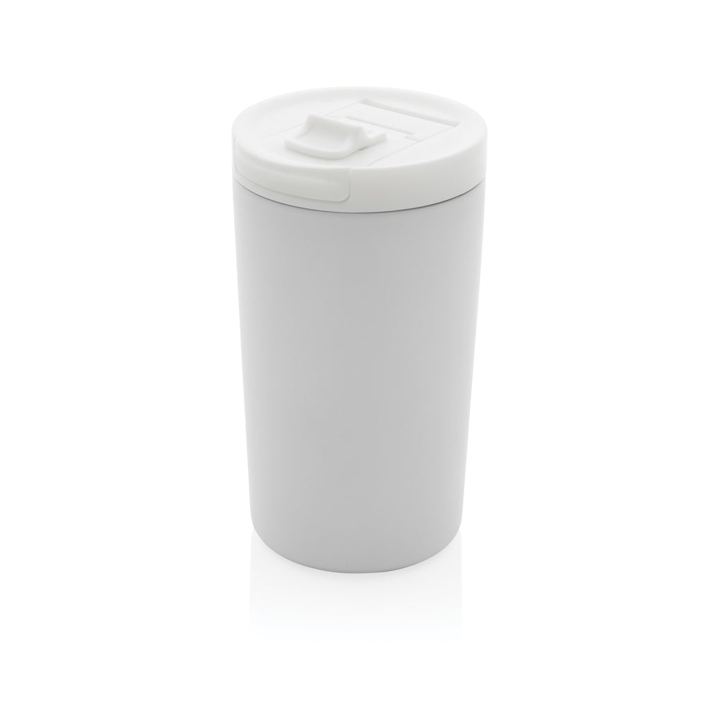 tazze termiche e bicchieri con tappo da personalizzare in acciaio inossidabile riciclato colore bianco_bianco 121715226 VAR03