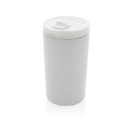 tazze termiche e bicchieri con tappo da personalizzare in acciaio inossidabile riciclato colore bianco_bianco 121715226 VAR03
