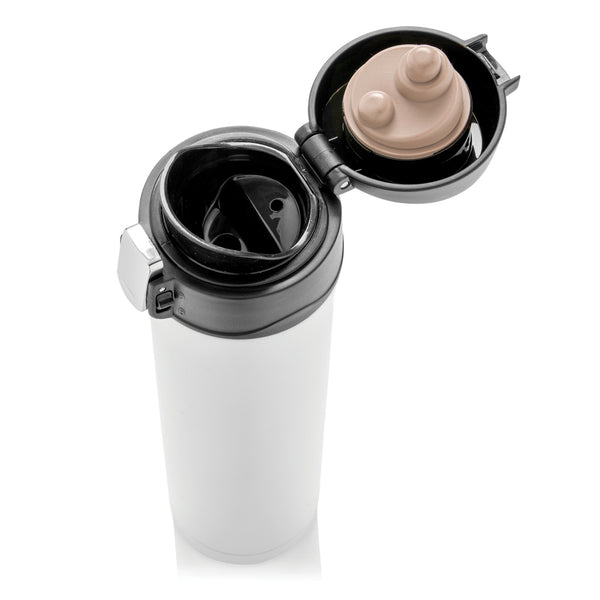 Carica l&#39;immagine nel visualizzatore di Gallery, thermos da personalizzare in acciaio inossidabile riciclato colore bianco_bianco 121715267 DET09
