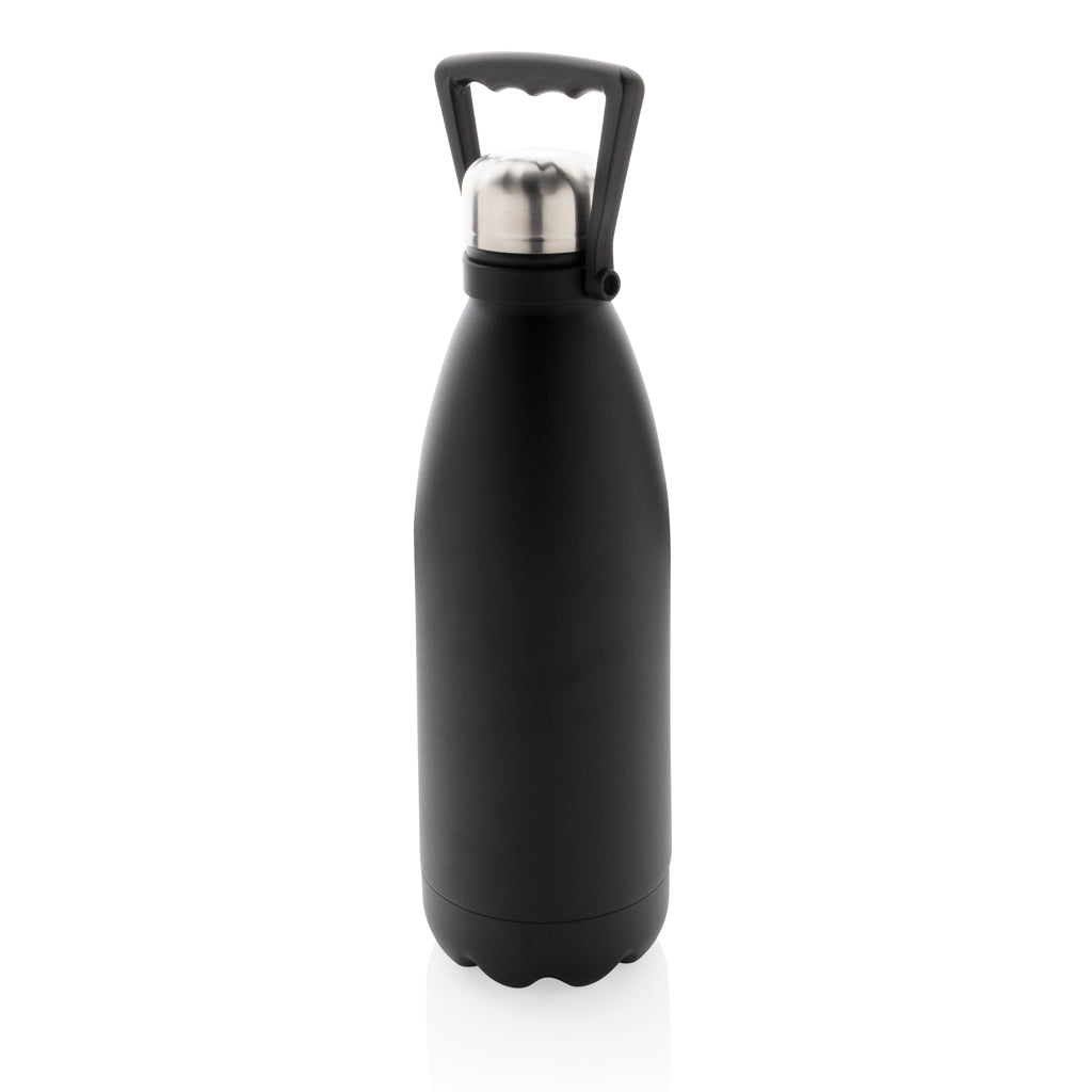 thermos personalizzati in acciaio inossidabile riciclato colore nero_nero 121715268 VAR01