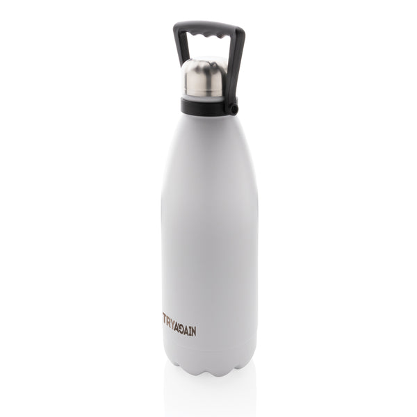 Carica l&#39;immagine nel visualizzatore di Gallery, thermos da personalizzare in acciaio inossidabile riciclato colore bianco_bianco 121715268 DET09
