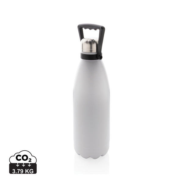 Carica l&#39;immagine nel visualizzatore di Gallery, thermos da personalizzare in acciaio inossidabile riciclato colore bianco_bianco 121715268 DET09

