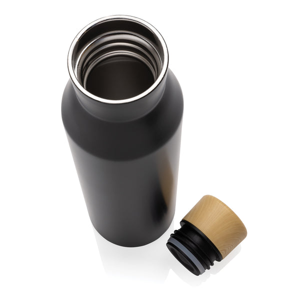 Carica l&#39;immagine nel visualizzatore di Gallery, borracce termiche personalizzate in acciaio inossidabile riciclato, acciaio inossidabile riciclato colore nero_nero 121715269 DET08
