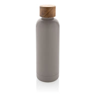 borracce termiche personalizzate in acciaio inossidabile riciclato, pp colore grigio_grigio 121715270 VAR02