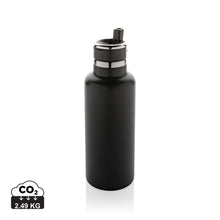 Carica l&#39;immagine nel visualizzatore di Gallery, borracce termiche personalizzate in acciaio inossidabile riciclato, pp colore nero_nero 121715272 DET01
