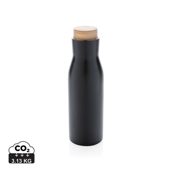 Carica l&#39;immagine nel visualizzatore di Gallery, borracce termiche personalizzate in acciaio inossidabile, bambù colore nero_nero 121715378 DET09
