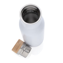 Carica l&#39;immagine nel visualizzatore di Gallery, borracce termiche da personalizzare in acciaio inossidabile, bambù colore bianco_bianco 121715378 DET04

