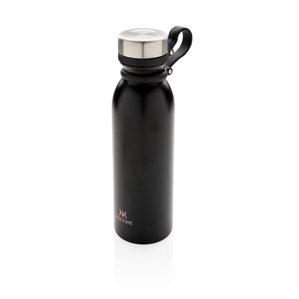 Carica l&#39;immagine nel visualizzatore di Gallery, borracce termiche personalizzate in acciaio inossidabile, silicone colore nero_nero 121715388 DET08
