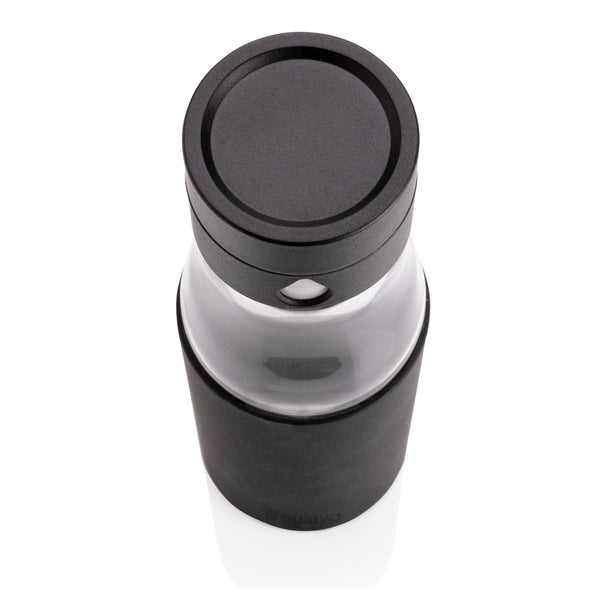 Carica l&#39;immagine nel visualizzatore di Gallery, borracce personalizzate in vetro, silicone colore nero_nero 121715389 DET09
