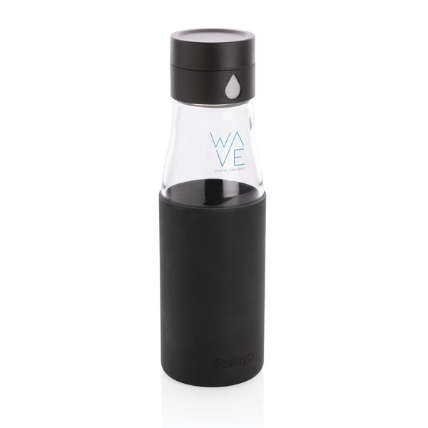 Carica l&#39;immagine nel visualizzatore di Gallery, borracce personalizzate in vetro, silicone colore nero_nero 121715389 DET09
