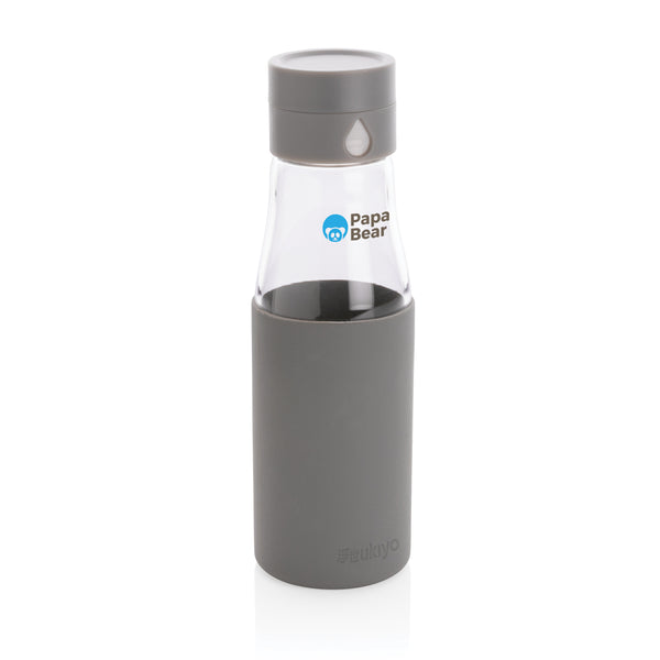 Carica l&#39;immagine nel visualizzatore di Gallery, bottiglie personalizzate in vetro, silicone colore grigio_grigio 121715389 DET09
