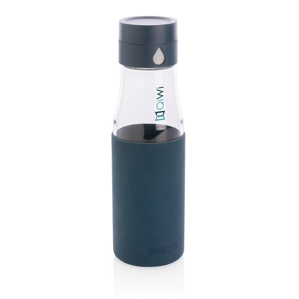 Carica l&#39;immagine nel visualizzatore di Gallery, borracce personalizzate in vetro, silicone colore blu_blu 121715389 DET09
