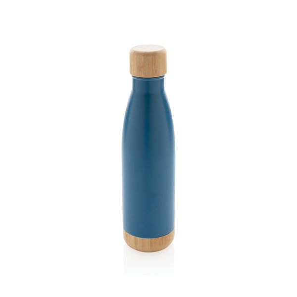 Carica l&#39;immagine nel visualizzatore di Gallery, borracce termiche personalizzate in acciaio inossidabile, bambù colore blu_blu 121715396 DET09
