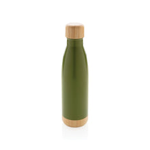 Carica l&#39;immagine nel visualizzatore di Gallery, borracce termiche personalizzate in acciaio inossidabile, bambù colore verde_verde 121715396 VAR04
