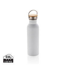 Carica l&#39;immagine nel visualizzatore di Gallery, borracce da personalizzare in acciaio inossidabile, bambù colore bianco_bianco 121715400 DET01
