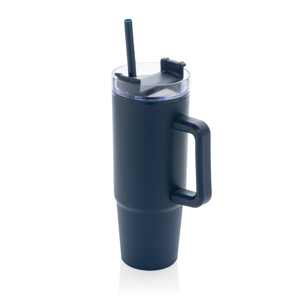 tazze termiche e bicchieri con tappo personalizzate in polipropilene riciclato, as colore blu-navy_blu 121715427 VAR03